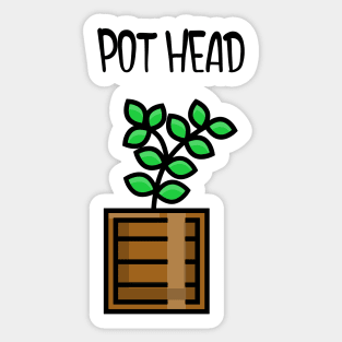 Pot Head Sticker